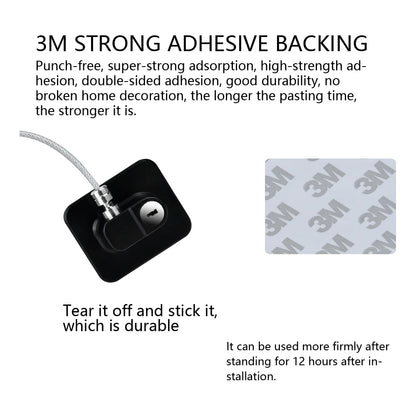 Child Safety Lock for Windows and Doors - Kid Security Cable