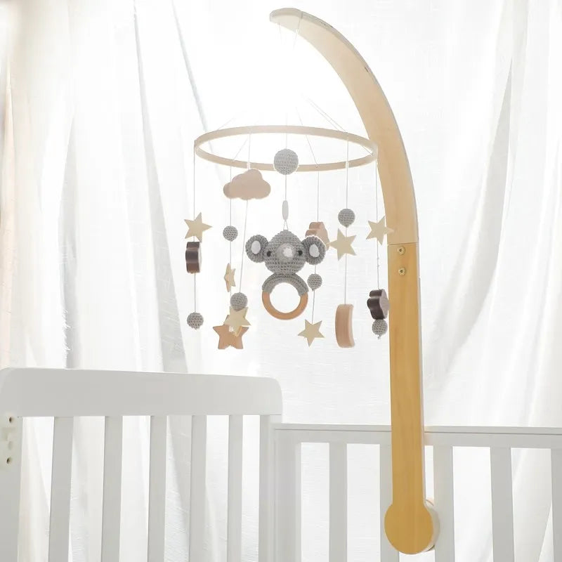 Musical Baby Cloud Rattle & Crib Mobile for Newborns