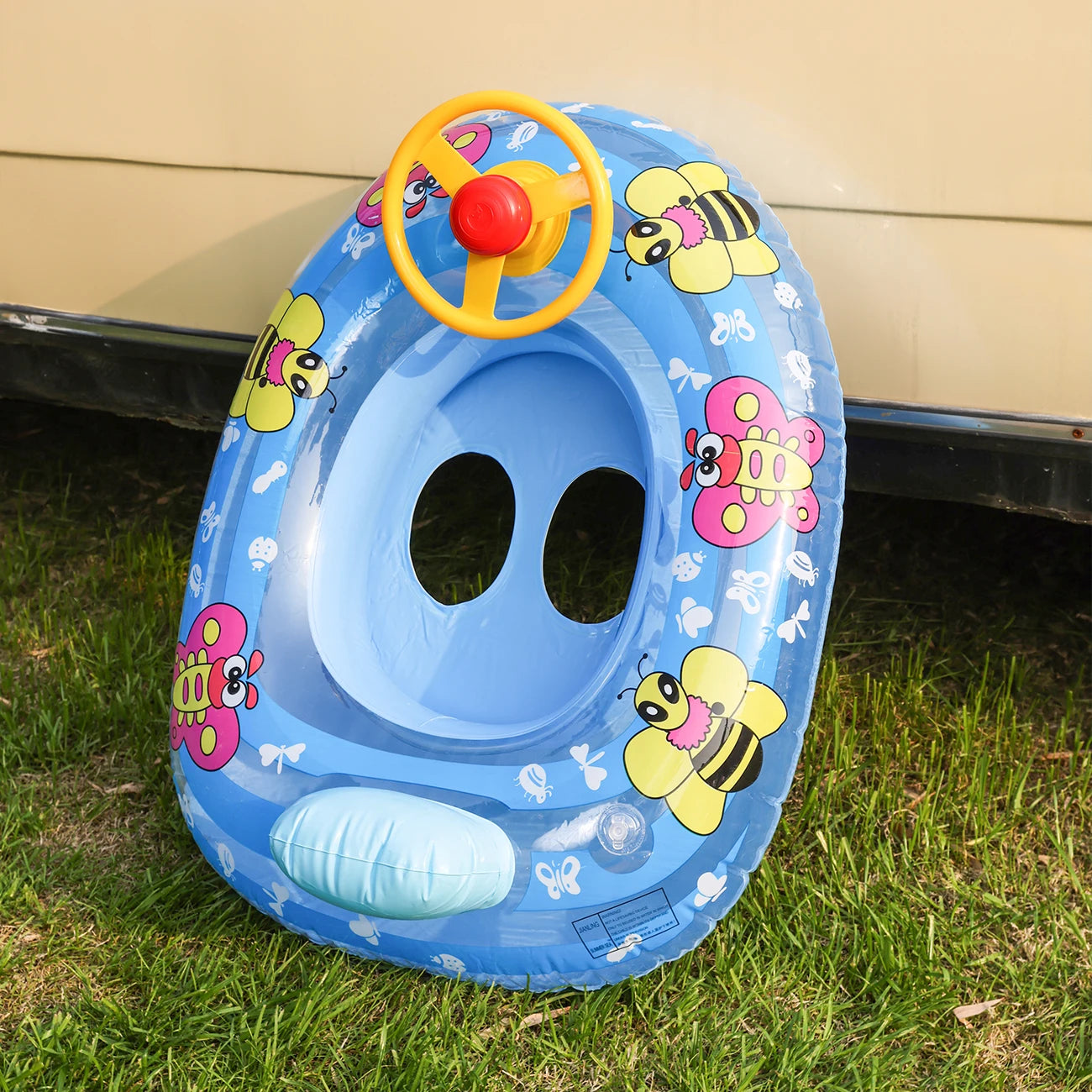 Inflatable Mini Yacht Pool Float for Kids and Adults