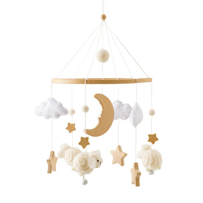 Forest Animal Crib Mobile Rattle Toy for Infants 0-12 Months