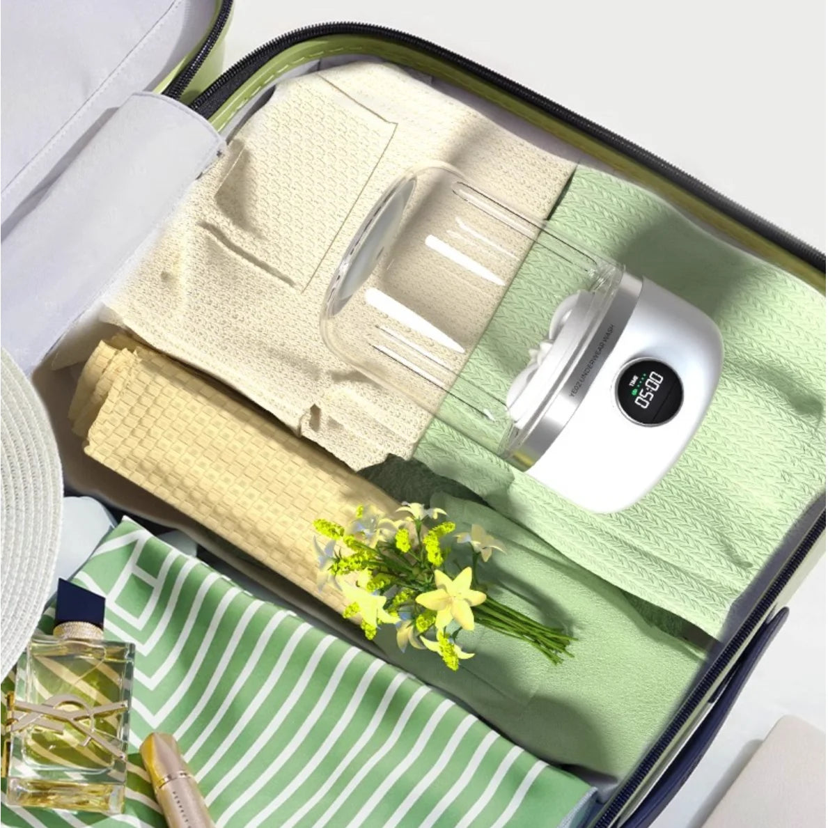 Portable Mini Washing Machine for Underwear and Socks