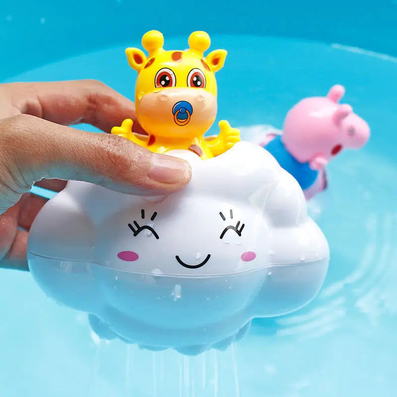 Cloud Bath Toy with Water Spraying Fun for Kids