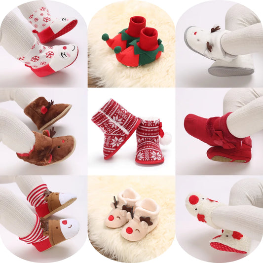 Cozy Winter Soft Baby Toddler First Walking Shoes