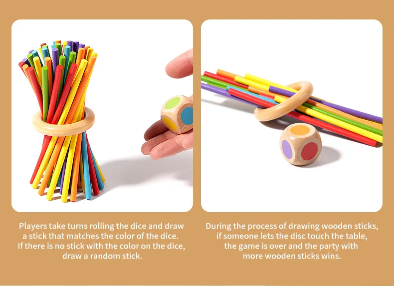 Montessori Wooden Counting Sticks Toy for Kids