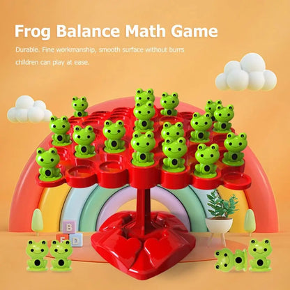 Frog Balance Tree Math Game for Kids - Family Fun Activity