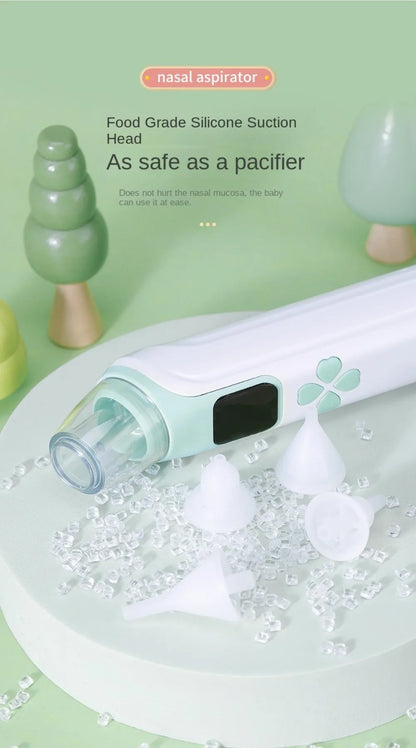 Silent Electric Nasal Aspirator for Babies - USB Rechargeable