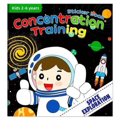 Kawaii Sticker Book for Kids - Educational DIY Puzzle Activity