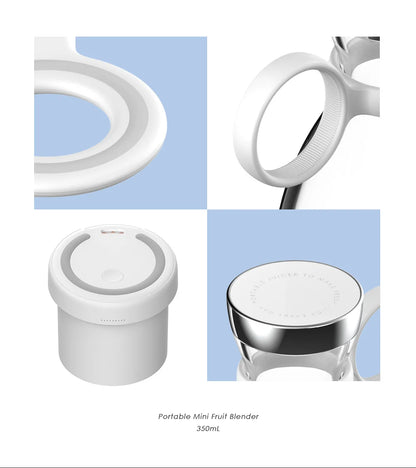 Mini trådløs bærbar blender USB oppladbar juicer