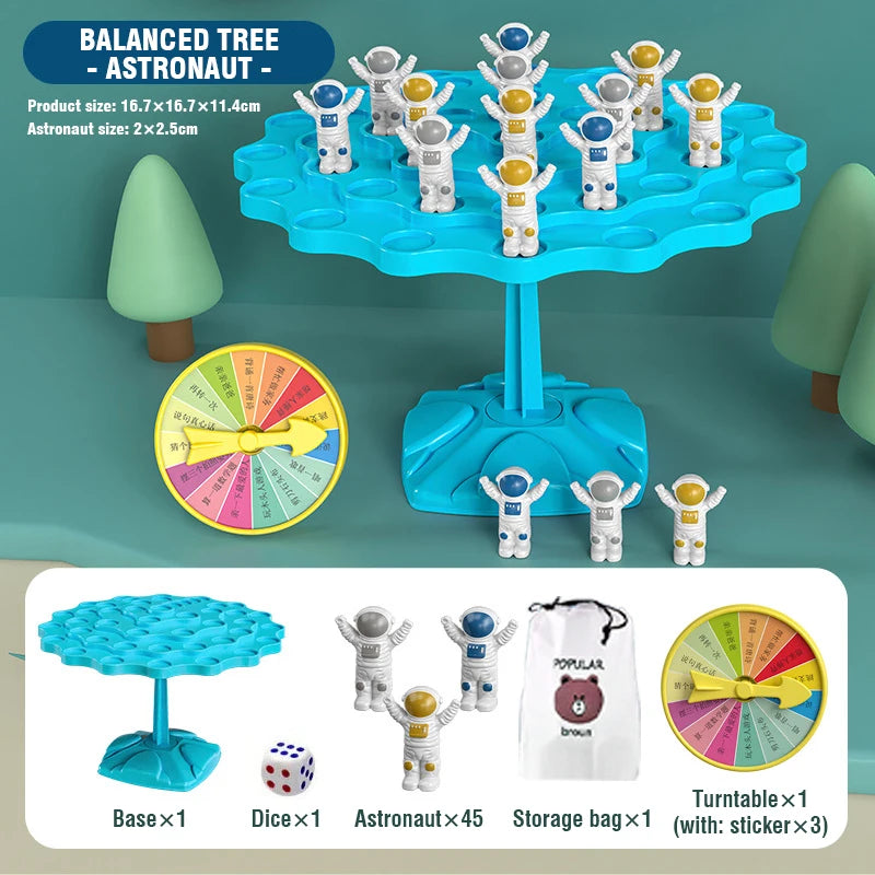 Frog Balance Tree Math Game for Kids - Family Fun Activity