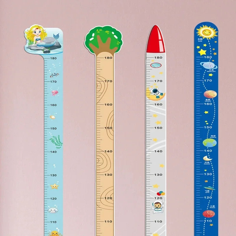 Giraffe Height Ruler Wall Sticker for Kids Nursery Decor