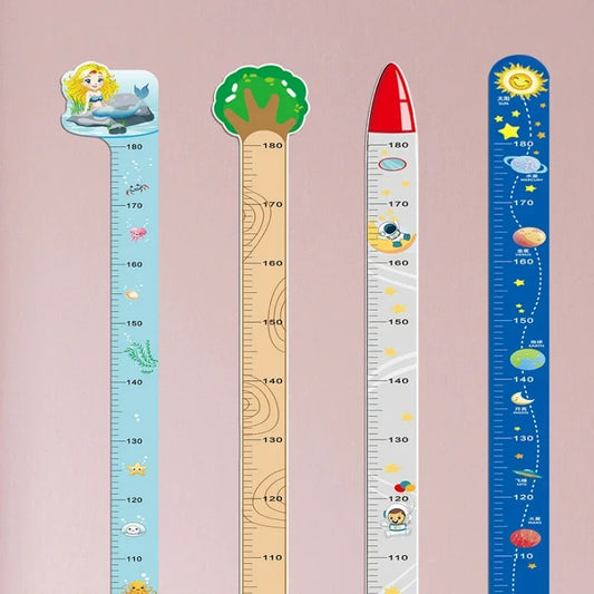 Giraffe Height Ruler Wall Sticker for Kids Nursery Decor