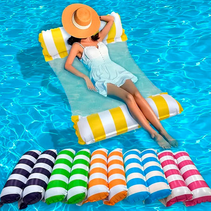 Inflatable Hammock Pool Float - Two Tube Folding Design