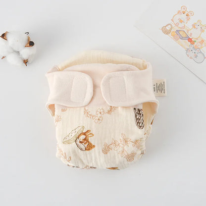 Summer Cotton Reusable Baby Training Pants with Cartoon Design