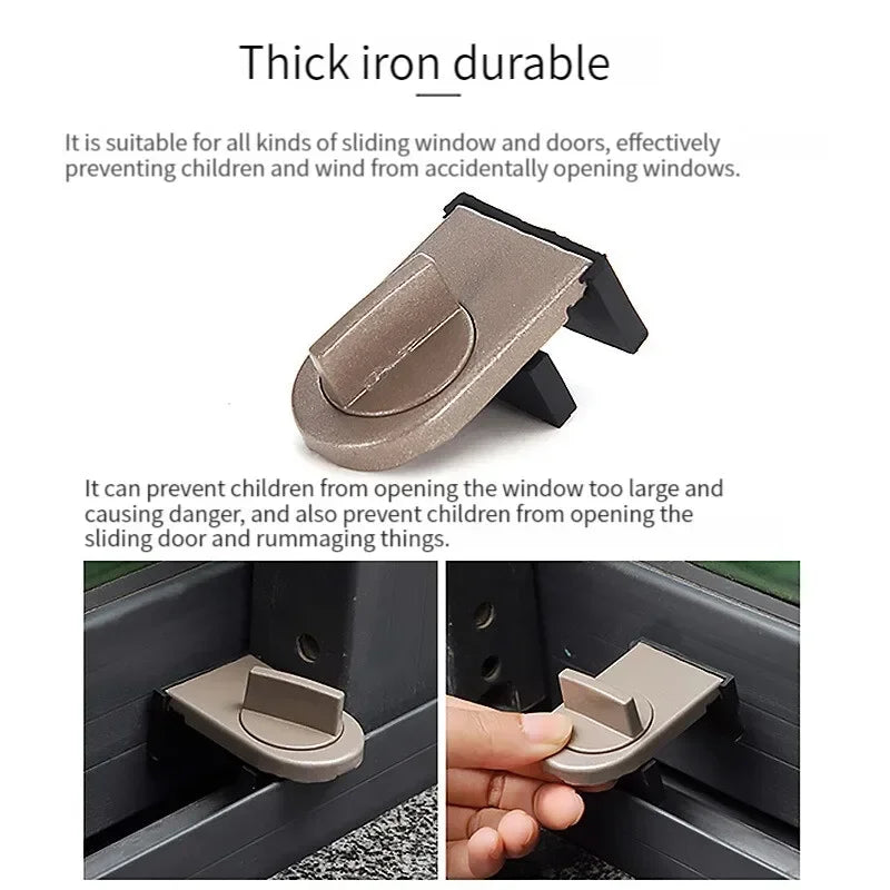 Child Safety Window Lock - Adjustable Security Latch