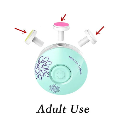 Electric Nail Trimmer for Babies and Kids - Safe Nail Care Tool