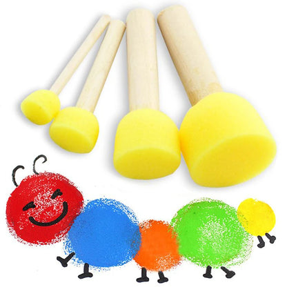 Children's Painting Sponge Brush Set for Creative Play