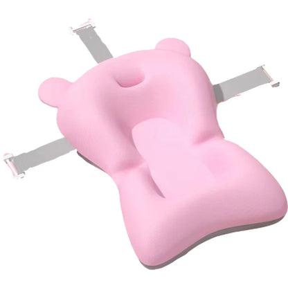 Foldable Baby Bath Support Seat - Adjustable Infant Cushion