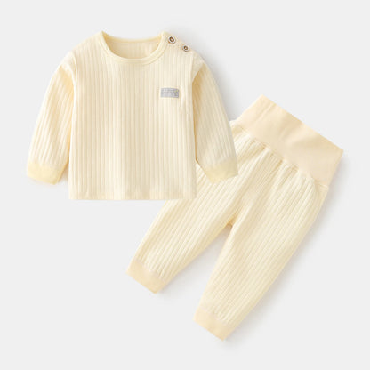 Thermal Pajama Set for Baby Boys and Girls in Candy Colors