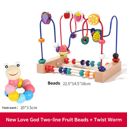 Educational Building Blocks and Beads for Toddlers 1-3 Years