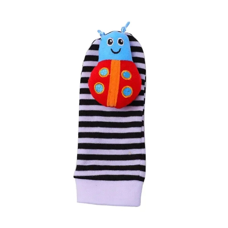 Animal Rattle Socks Set for Infants 0-12 Months