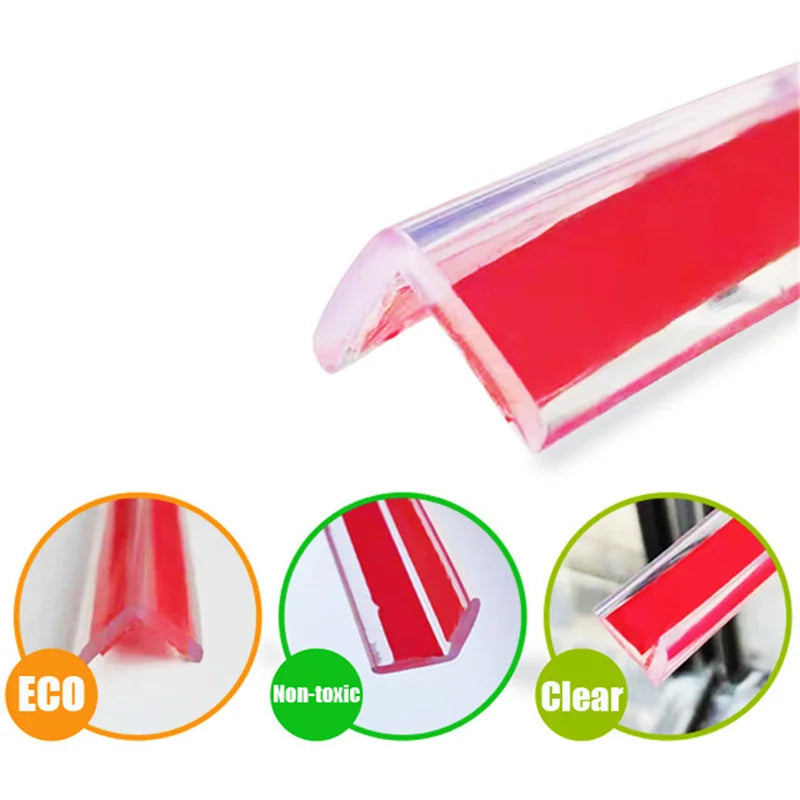 Clear PVC Corner Protectors for Baby Safety at Home
