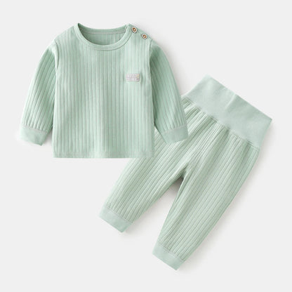 Thermal Pajama Set for Baby Boys and Girls in Candy Colors