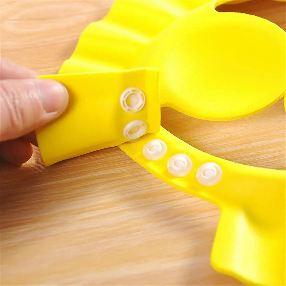 Kids Adjustable Hair Wash Shower Cap with Ear Protection