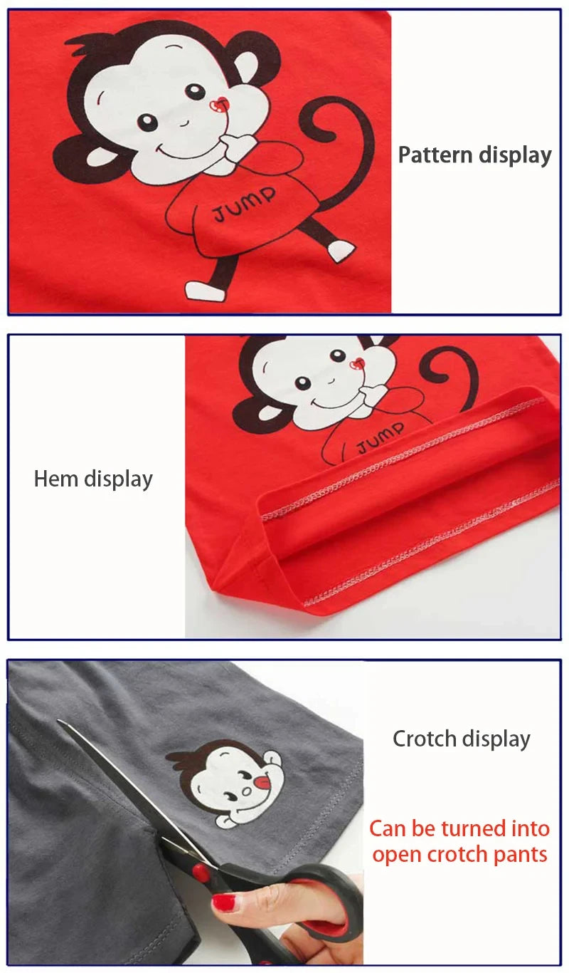Cotton Summer T-Shirt and Shorts Set for Kids