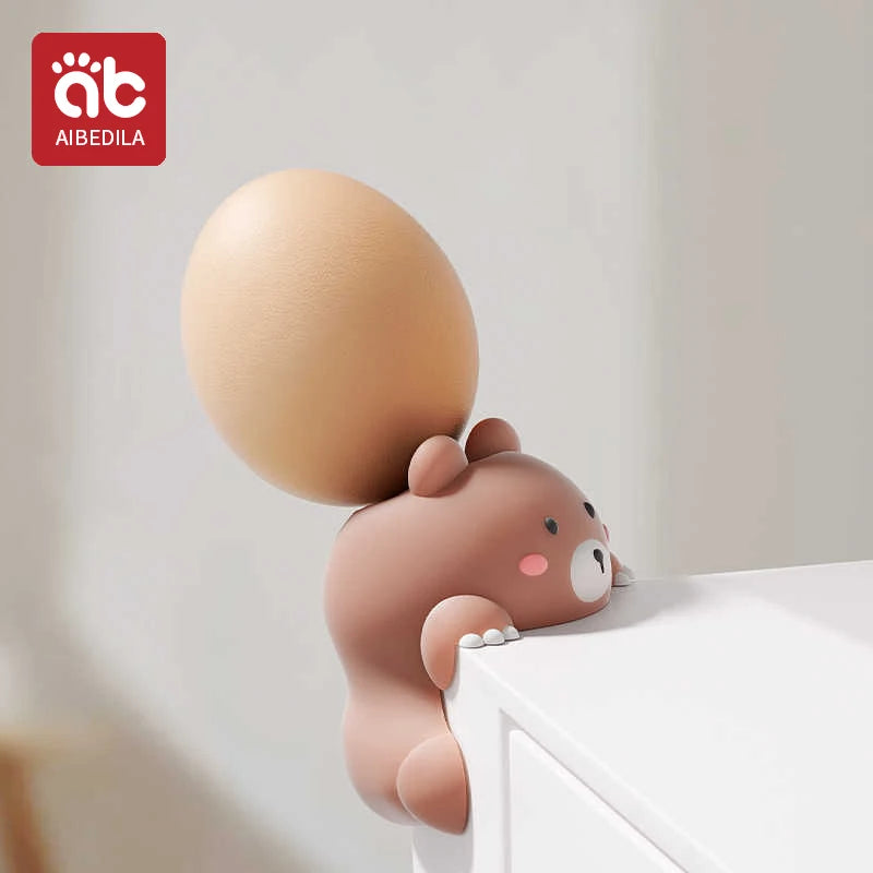 Silicone Corner Protectors for Baby Safety - Cute Cartoon Design