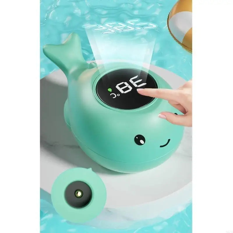 Whale Baby Bath Water Temperature Meter Floating Toy