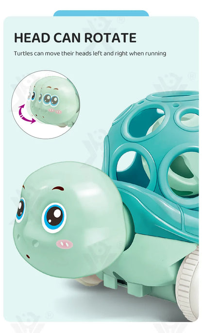 Soft Rubber Push and Go Cars for Infants 6-12 Months