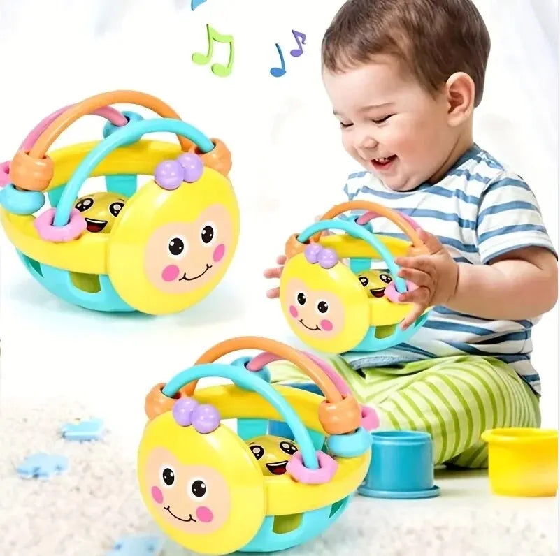 Bendy Baby Walker Rattle Ball for Infants 0-12 Months