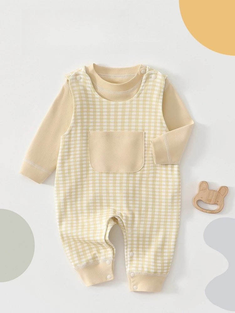 Autumn Baby Overalls and Long Sleeve Top Set for Kids