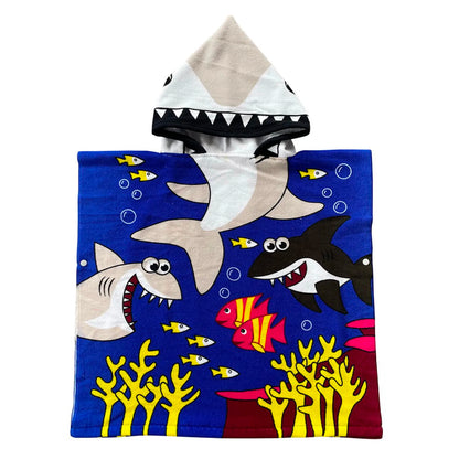 Dinosaur Hooded Bathrobe for Kids and Infants