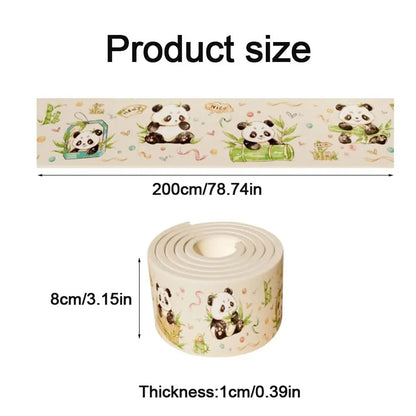 2m Soft Foam Desk Edge Guard for Baby Safety