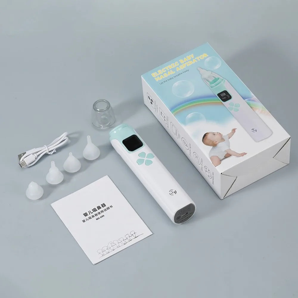 Silent Electric Nasal Aspirator for Babies - USB Rechargeable