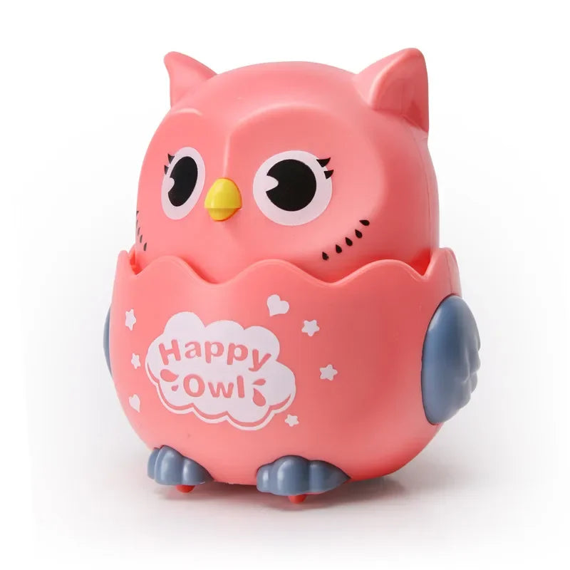 Interactive Wind-Up Owl Toy for Kids - Fun Mechanical Play