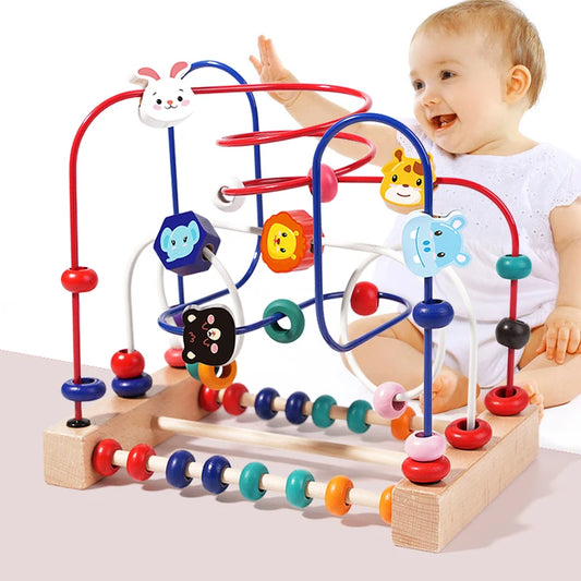 Educational Building Blocks and Beads for Toddlers 1-3 Years