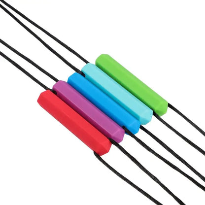 Silicone Chew Necklace for Kids with Autism and Sensory Needs