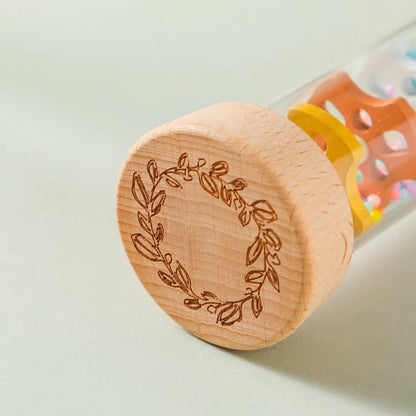 Montessori Rain Stick Rattle - Sensory Toy for Babies