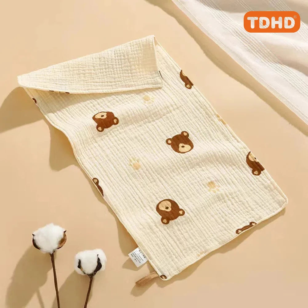Cotton Muslin Baby Face Towel and Burp Cloth Set