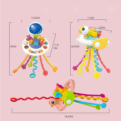 Montessori Shape Sorter Toy for Babies 0-3 Years