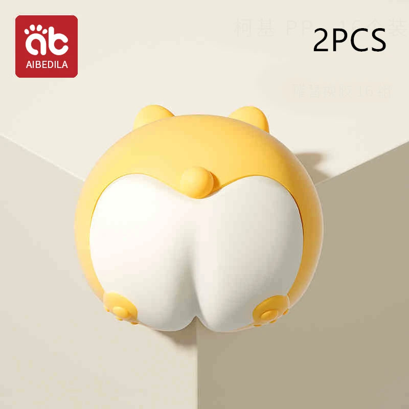 Silicone Corner Protectors for Baby Safety - Cute Cartoon Design