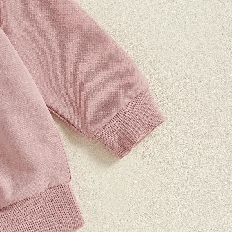 Baby Girl 2PCS Outfit Set - Long Sleeve Sweatshirt & Pants