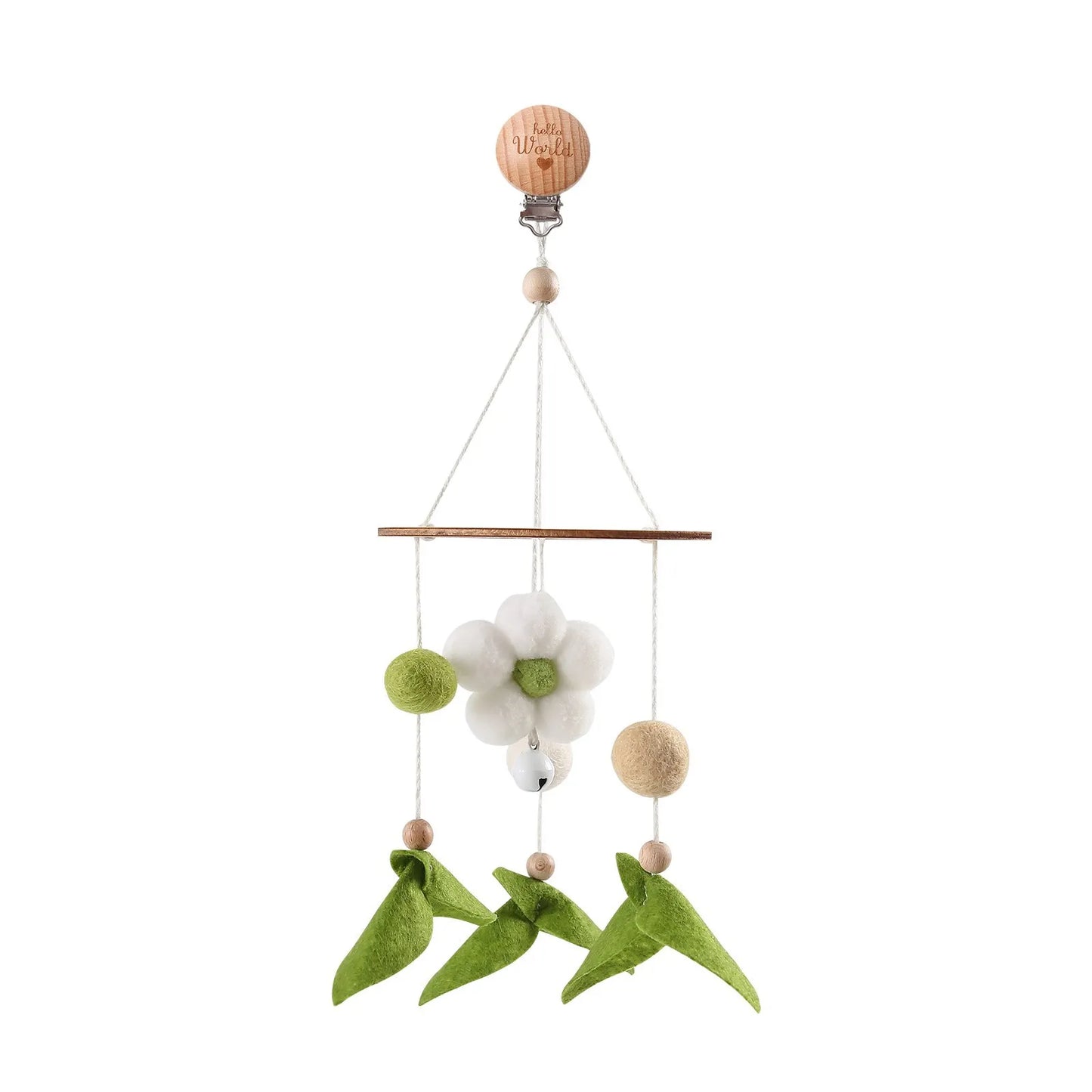 Musical Baby Cloud Rattle & Crib Mobile for Newborns