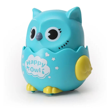 Interactive Wind-Up Owl Toy for Kids - Fun Mechanical Play
