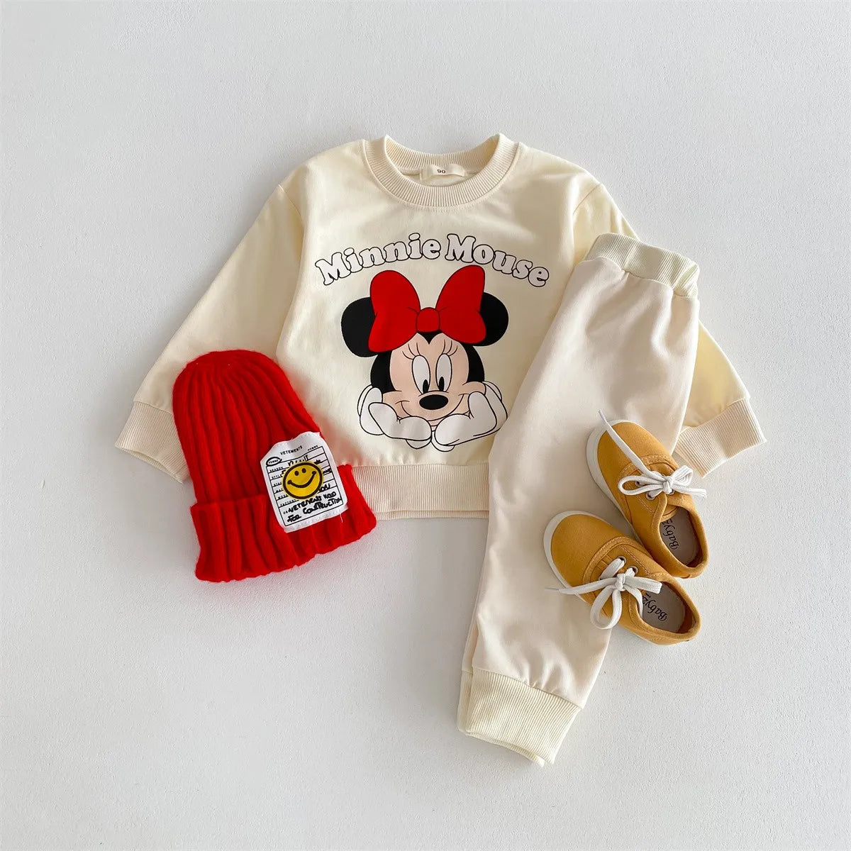 Kids Cartoon Hoodie and Sweatpants Outfit Set, 2pc