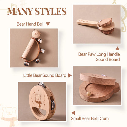 Wooden Xylophone Musical Toy for Babies 0-3 Years
