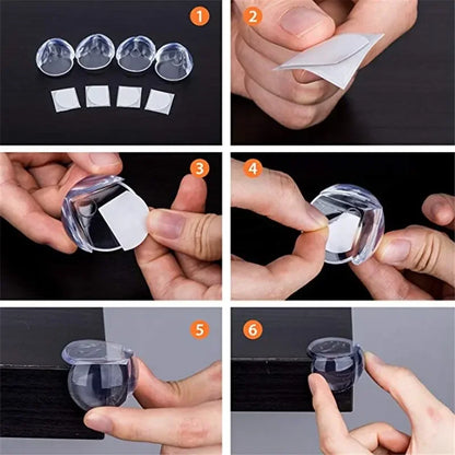 Transparent Corner Guards for Child Safety - 4/12PCS
