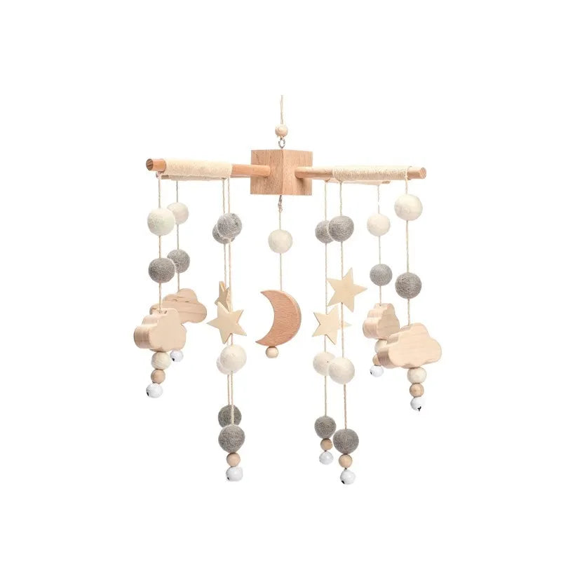 Musical Baby Cloud Rattle & Crib Mobile for Newborns